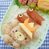 簡単キャラ弁☆子供の日のお弁当♪